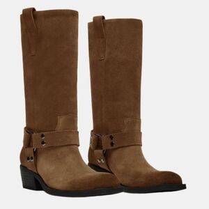 Steve Madden Ruskin Suede Tan Boots